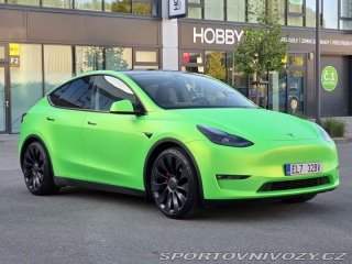Tesla Model Y Performance, původ ČR 2024