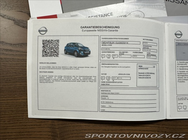 Nissan Ostatní modely Micra 1,2 80PS N-Tec 2017