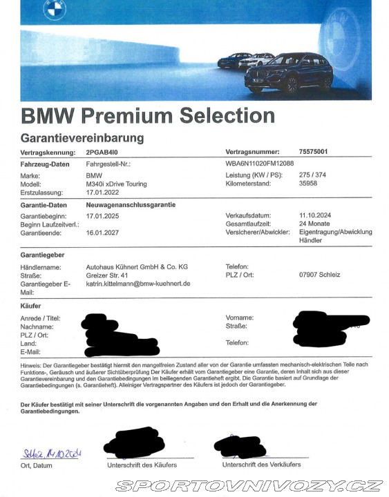 BMW 3 M340i Touring 2022