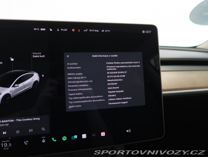 Tesla Model 3 Std Range Plus 55kWh 2021