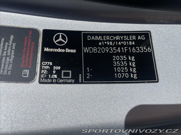 Mercedes-Benz CLK 3,0 i V6 170kw Ambiente T 2005
