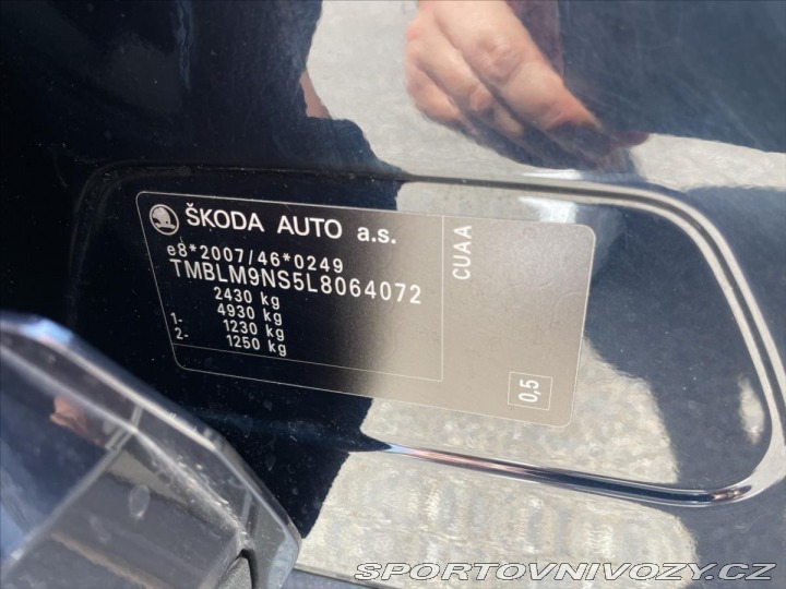 Škoda Kodiaq RS 2,0 TDi RS DSG 4x4 Nez.To 2020