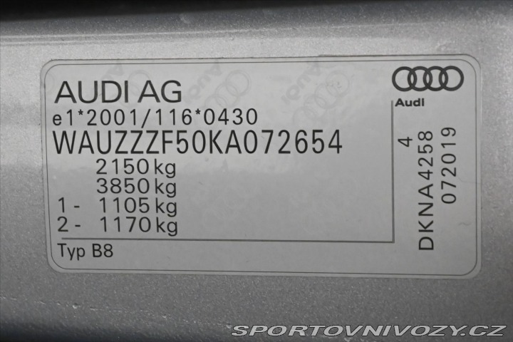 Audi A5 2,0 45TFSI 180kW 4x4 Spor 2019