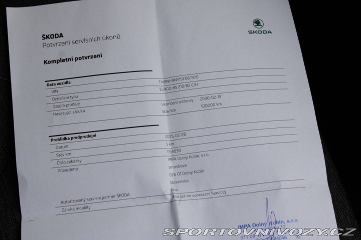 Škoda Elroq 85, 82kWh, 210kW Selecti 2025