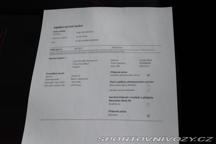 Mercedes-Benz Ostatní modely EQB 300 66kWh*4MATIC*AMG*KAME 2024