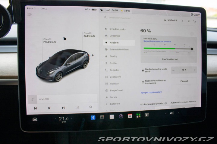 Tesla Model 3 Long Range / Tažné / Tep 2021