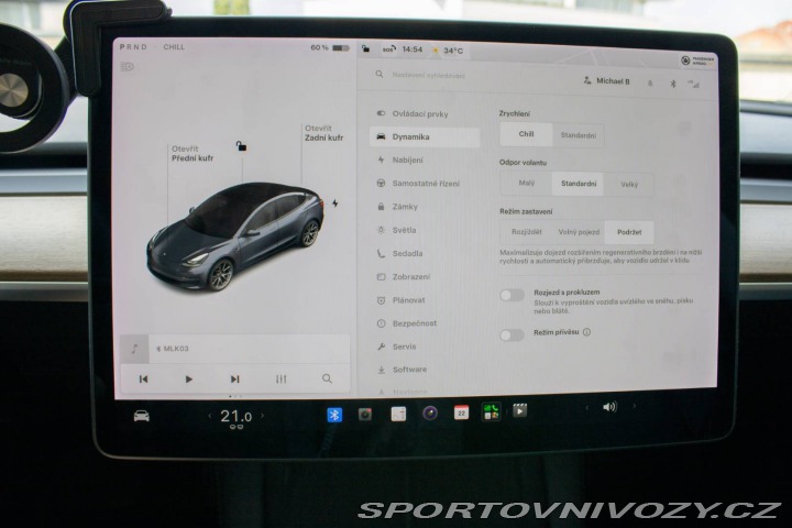 Tesla Model 3 Long Range / Tažné / Tep 2021
