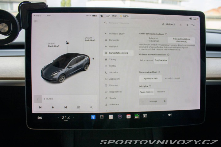 Tesla Model 3 Long Range / Tažné / Tep 2021