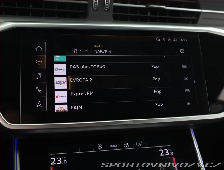 Audi A7 50 TDI, S-Line, Paměť, AC 2023