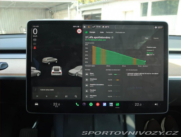 Tesla Model Y Long Range AWD 75kWh, SoH 2021