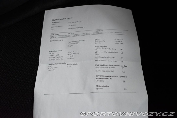 Mercedes-Benz Ostatní modely GLC 300d 4M*N.TOPENÍ*DPH*ČR 1 2021