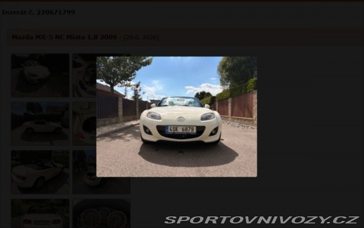 Mazda MX-5 1,8 Miata 2009