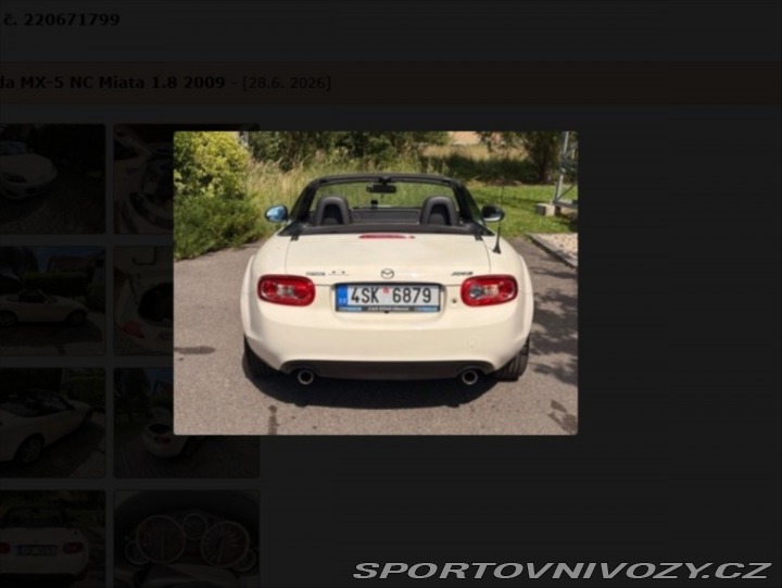 Mazda MX-5 1,8   Miata 2009