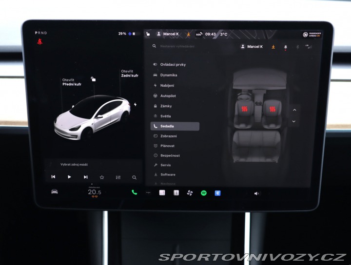 Tesla Model 3 Std Range Plus 52kWh 2020