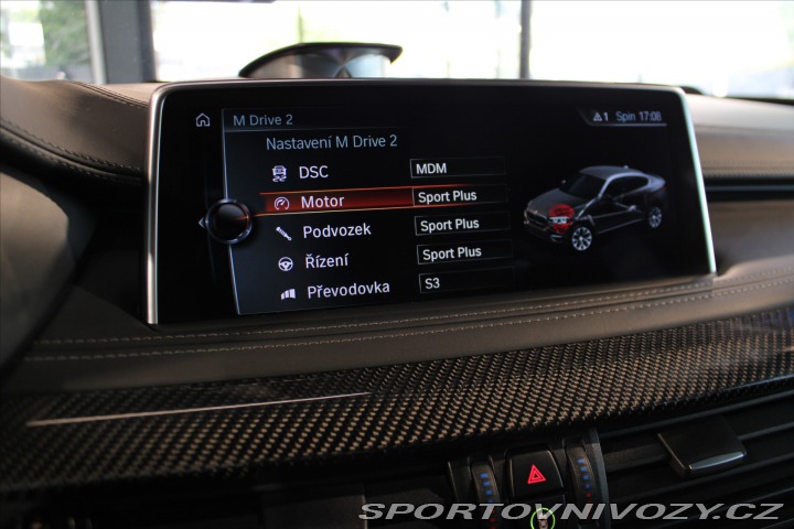 BMW X6 M 423kW CZ/1.Maj/AdLED/B& 2017
