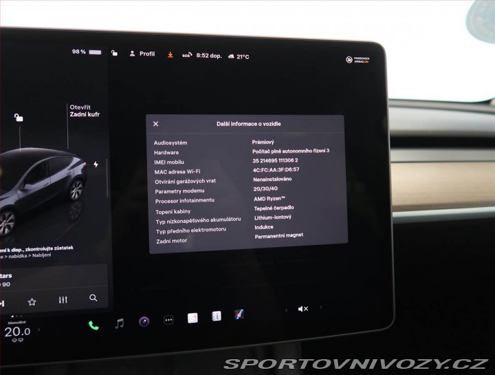 Tesla Model Y Long Range AWD 79kWh, SoH 2022