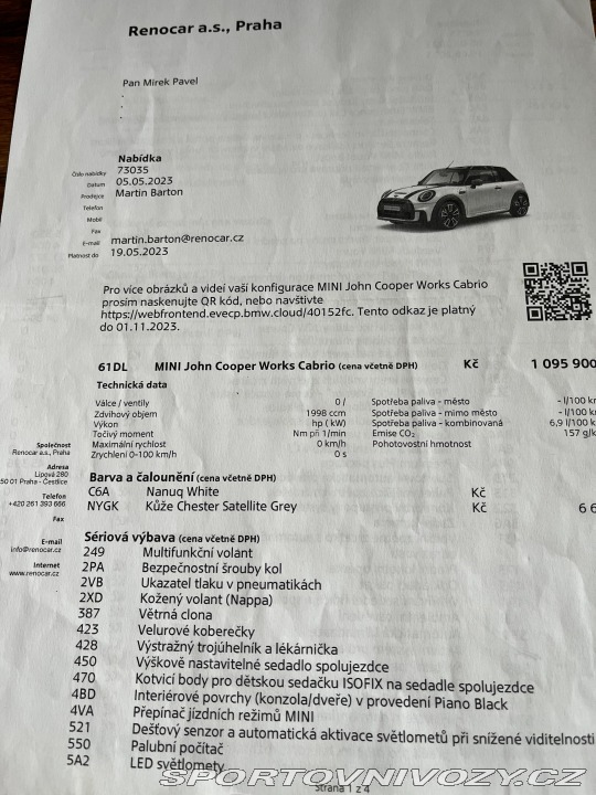 Mini Cooper cabrio 2023