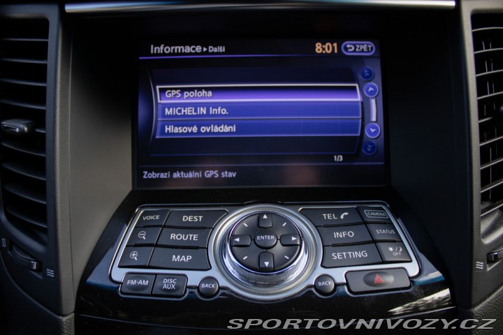 Infiniti Ostatní modely QX70 Verze S, servisované, DVB 2015