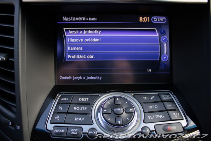 Infiniti Ostatní modely QX70 Verze S, servisované, DVB 2015