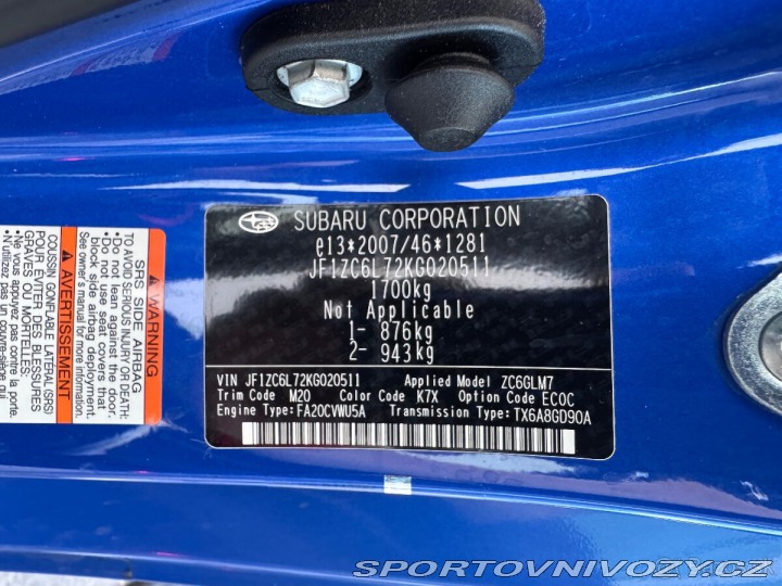 Subaru BRZ 2019