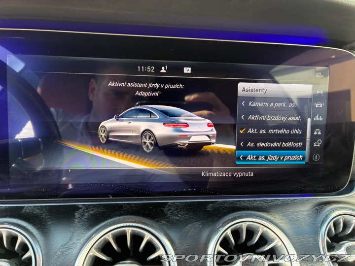 Mercedes-Benz E 220D, 143KW, VZDUCH, ACC, 2017