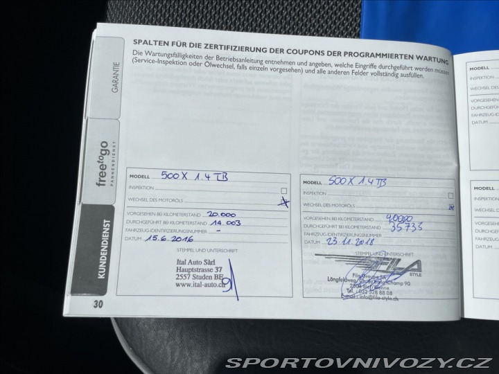 Fiat 500 500X 1,4 i 103kw Klima ES 2015
