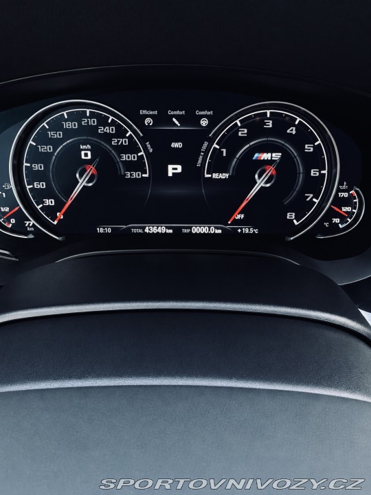 BMW M5 F90 továrně bez OPF 2018