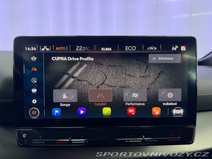 Cupra Born 150 KW / 58 KWH, TEPELNÉ 2023