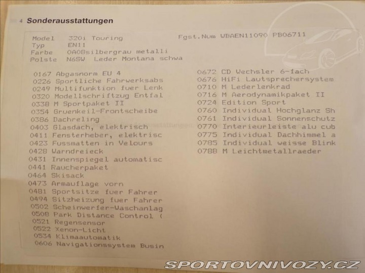 BMW 3 320 I,125kW 2,2 M-PAKET 2003
