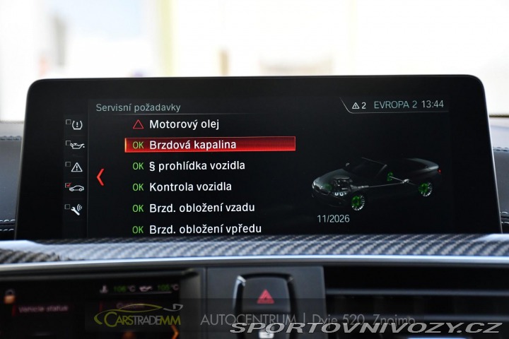 BMW M4 HUD 2016