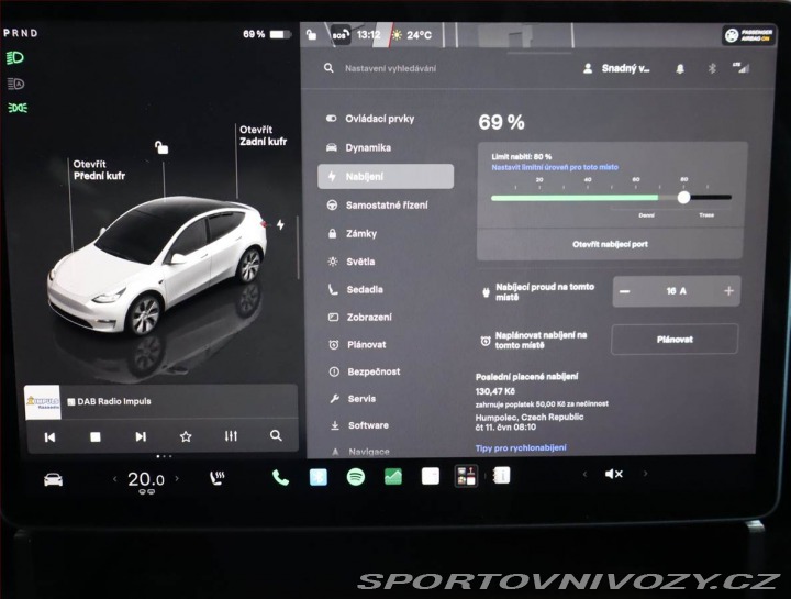 Tesla Model Y Long Range AWD 79kWh, SoH 2024