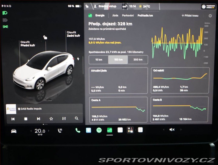 Tesla Model Y Long Range AWD 79kWh, SoH 2024