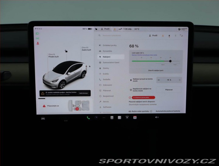Tesla Model Y Long Range AWD 75kWh, SoH 2021