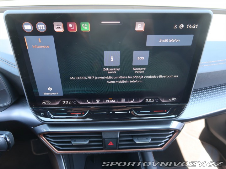 Cupra Formentor 1,5 TSI 110kW MAN ČR 1.ma 2025