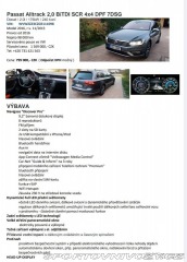 Volkswagen Ostatní modely Passat 2,0 BiTDI SCR 4x4 DPF 7 2016