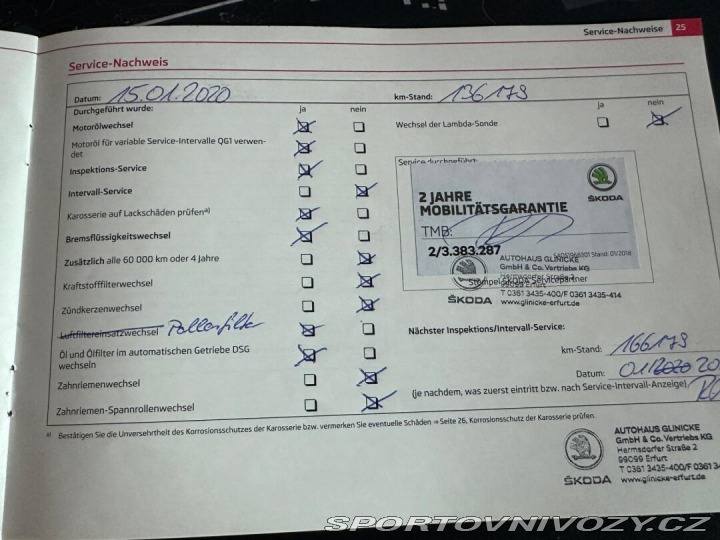 Škoda Octavia RS RS 2,0TDI 125kw DSG 2012