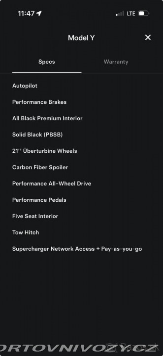 Tesla Model Y PERFORMANCE 4x4 2023