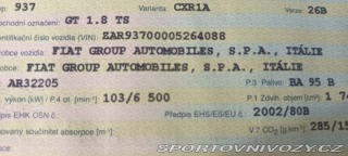Alfa Romeo GT 1,8 Twin Spark 1800