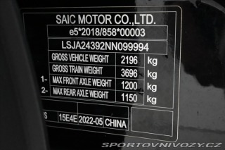 MG MGA 1,5 TGI PHEV 119kW AT Zár 2022
