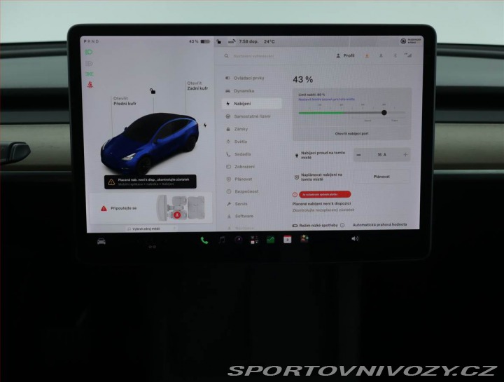 Tesla Model Y Long Range AWD 75kWh, SoH 2021
