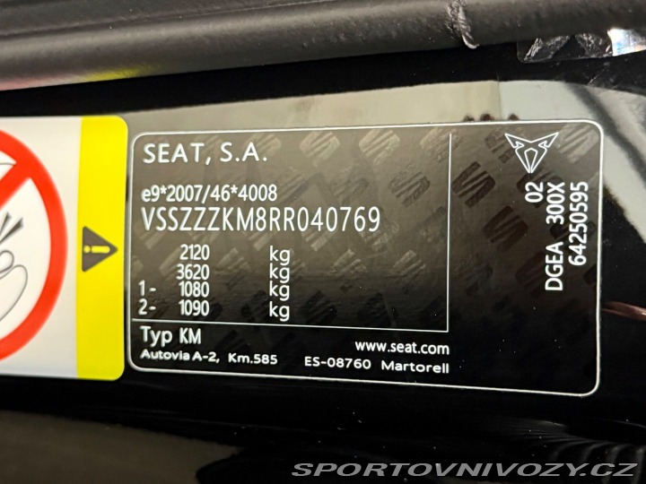 Cupra Formentor VZ 1,4 TSI 180kW/245PS e 2023