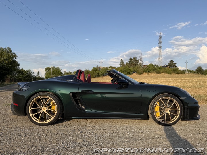 Porsche 718 Spyder, approved, man, CZ 2021