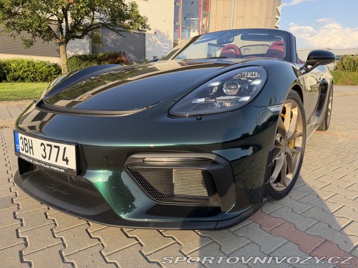 Porsche 718 Spyder, approved, man, CZ 2021