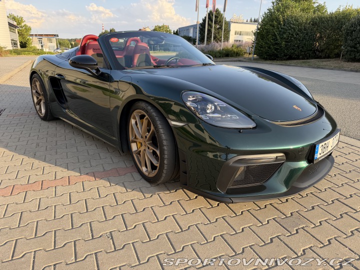 Porsche 718 Spyder, approved, man, CZ 2021