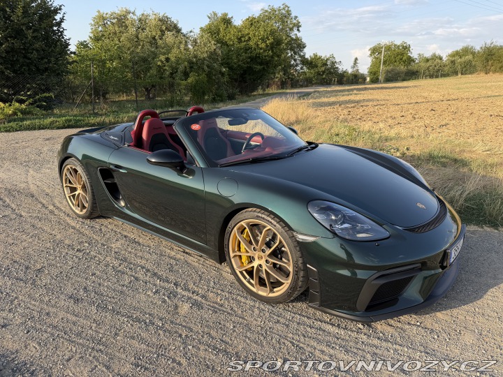 Porsche 718 Spyder, approved, man, CZ 2021