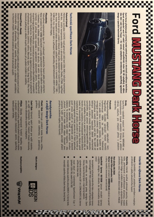 Ford Mustang Dark Horse 2025