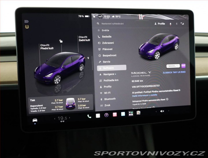 Tesla Model Y Long Range RWD 79kWh, SoH 2024