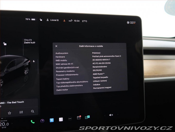 Tesla Model Y Long Range AWD 79kWh, SoH 2023