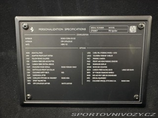 Ferrari F8 Spider*LIFT*DISPLAY*TEMPO 2022