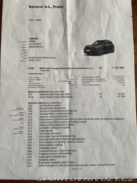 Mini Countryman JCW 2021
